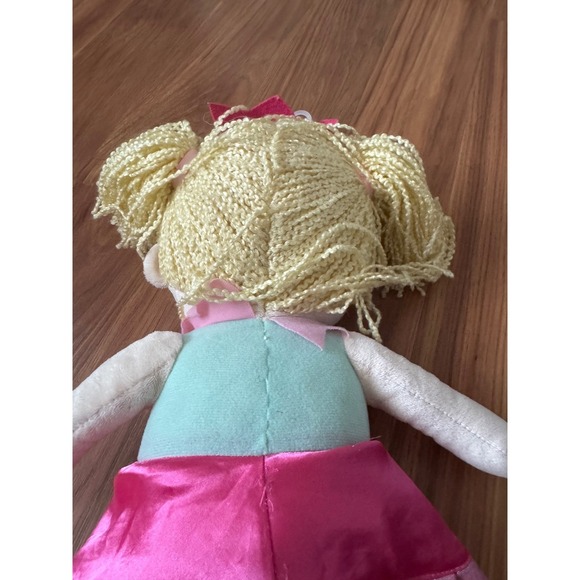 Manhattan Toy Company Plush Doll Blonde Hair Pink Dress Activity Learning Toy‎ - Picture 6 of 7